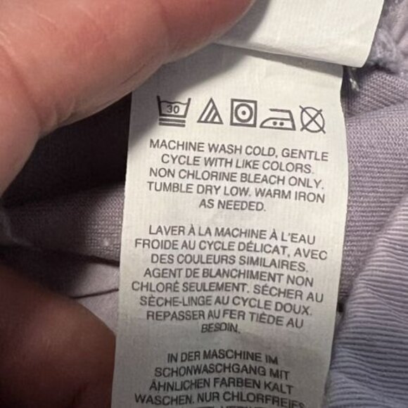 J. Crew Womens Chino Flat Front Slash Pocket Purple Chino Pants Size 6 - Picture 8 of 12